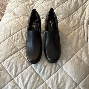 Franco Sarto Black Loafers for Women